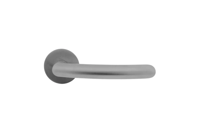 Deurkruk Ostana op rozet Ø54mm Rvs geborsteld - SWB1199SSS