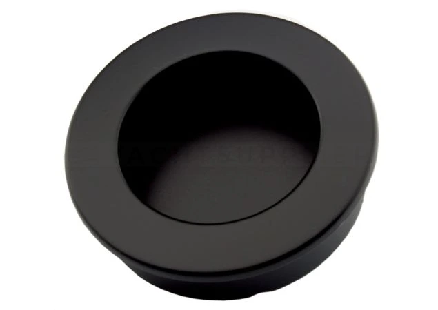Komgreep zwart rond Ø50mm