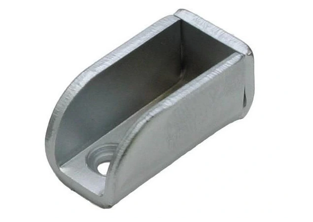 Slingerlijsthouder L= 25mm voor 8mm plaatdikte Messing mat chroom 532108.9