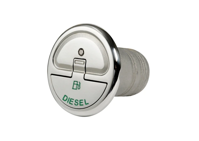 Dek-dop Diesel Ø50mm push-up met liersleutel Diameter dop: 94mm RVS 316