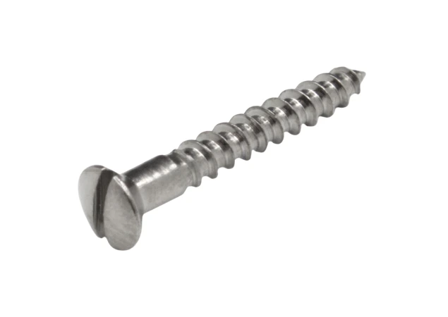 Houtschroef DIN 95 Chroom 3,0x40mm Lenskop - Per stuk