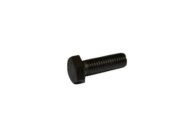 Zeskantbout M5x40mm volledig draad - Rvs 316 PVD Mat Zwart - DIN 933 - Per 100 stuks