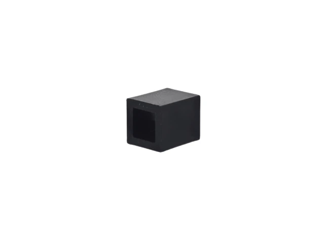 Verloophuls zwart kunststof 5x8x10mm Verloop van 5mm naar 8mm