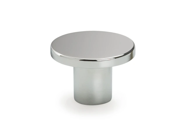 Meubelknop rond Como - Ø41mm - Hoogte: 25mm - Gepolijst chroom