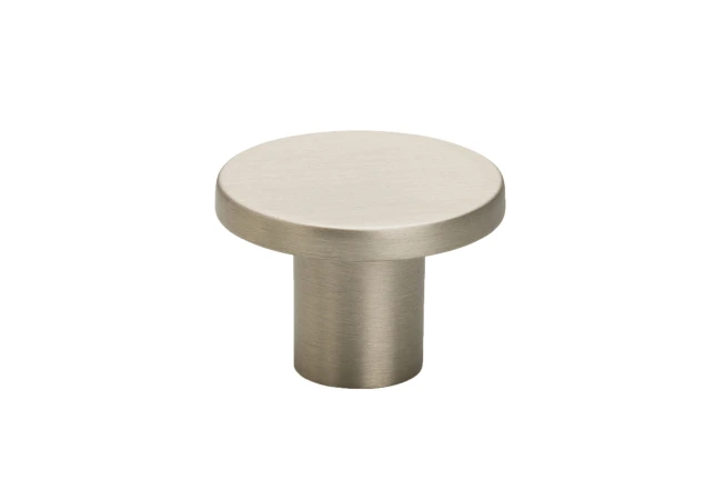 Meubelknop rond Como - Ø26mm - Hoogte: 18mm - RVS look