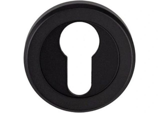Pc rozet mat zwart ø51mm Per stuk - SZM001MB