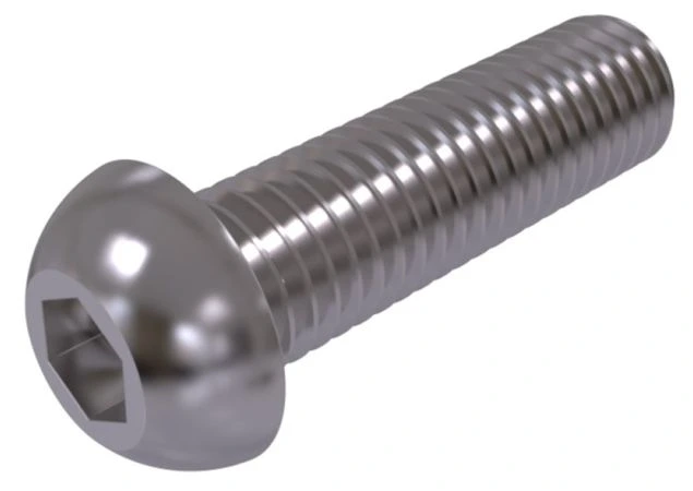 Inbusbout M6x25mm Bolkop - RVS 316 - ISO 7380 - Per stuk