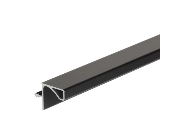 Greeplijst voor bovenkasten - Mat zwart - 2,9 meter