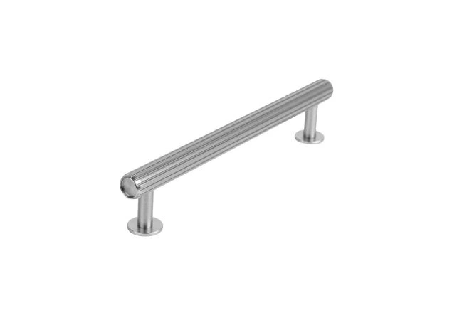 Meubelgreep met ril - 1022x15x496/992mm - RVS Geborsteld
