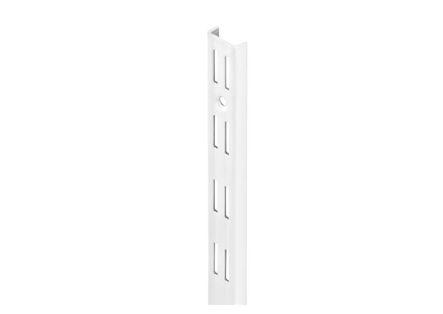 Dubbele wandrail - 495mm - Wit