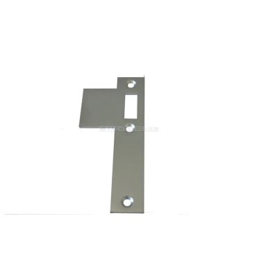 Sluitplaat 106 - Rechts - Loop - Messing mat chroom - S&B 226301.9