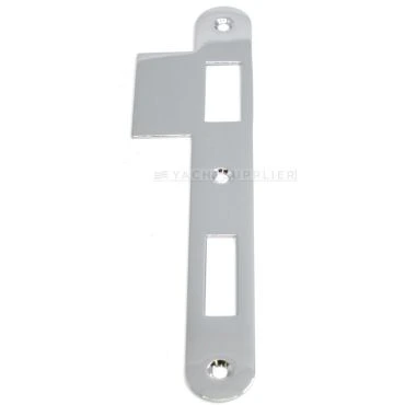 Sluitplaat 104K Wc/Pc Rechts 150mm Messing Chroom Rond