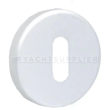 Klavier rozet rond Ø51mm Messing mat chroom