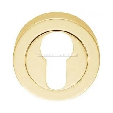 PC rozet rond Ø50mm Messing gepolijst 