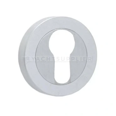 PC rozet Ø 50mm Messing mat chroom