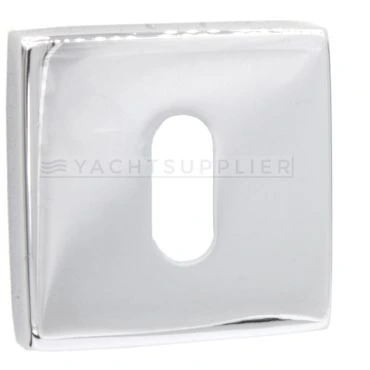 Klavier rozet Vierkant 52mm Mat Chroom per stuk