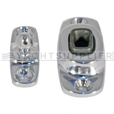 Deurklem Rvs 316 gepolijst 50x23mm inclusief tegenplaat 36x14mm