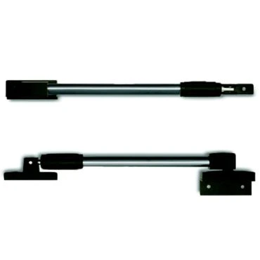 Raamuitzetter telescopisch - Staal (RVS look)/Zwart - Lengte: 380-550mm