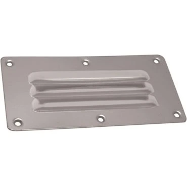 Ventilatie rooster L 127mm B 66mm Rvs 316