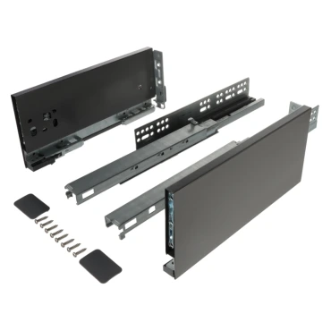 Easyfix Zelfbouw lade - Hoogte 121mm - Lengte 600mm - Antraciet
