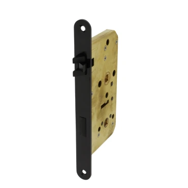 Insteekslot 105K WC Rechts 50/8mm Pvd Mat zwart drie-delige anti-rammel