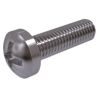 Tapbout M5x16mm Bolkop PZ2 - RVS 304 - DIN 7985 - Per 100 stuks