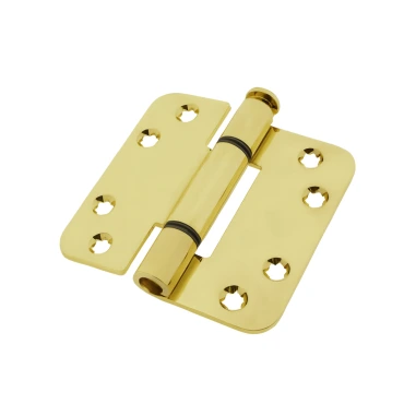 Glijlagerscharnier BSW RD818 - Rvs 304 Messing - 89x89mm - Ronde hoeken - Max. draagvermogen 150kg