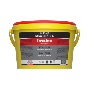 Frencken Houtlijm Novacol D2 - 2,5 kg - Emmer