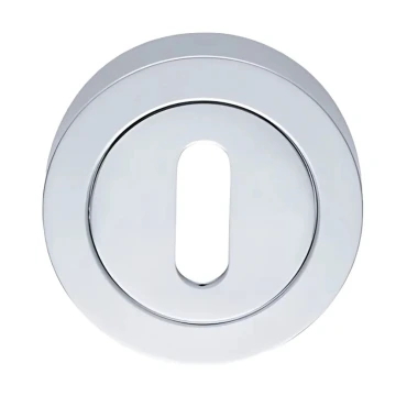 Klavier rozet rond Ø50mm - Messing mat chroom - Per stuk