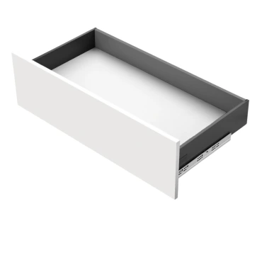 Lade op maat - Soft-close & Push-to-open - Hoogte: 120mm - Diepte: 400mm - Antraciet