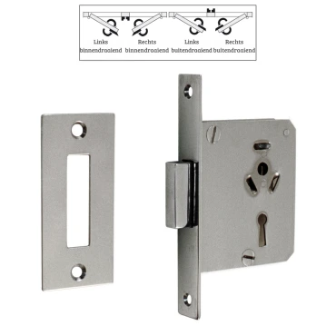 Insteekkastslot Klavier Doornmaat 37mm