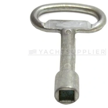 Vierkantsleutel Zamak Vernikkeld 8mm vierkant