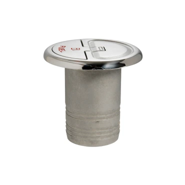 Dek-dop Diesel met sleutel A Ø38mm D Ø76mm B 76mm RVS 316 (Inox A4)