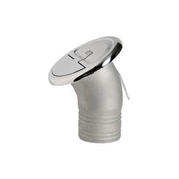 Dek-dop Diesel met sleutel A Ø38mm D Ø76mm B 76mm RVS 316 (Inox A4)