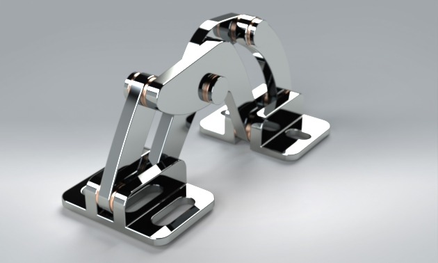 Een spiderhinge scharnier van Yacht Luxury Style